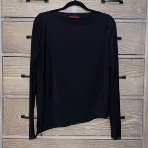 BKE Black Long Sleeve Top